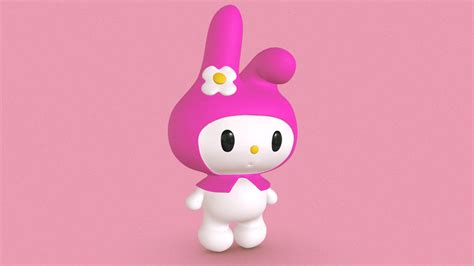 my melody 3d model.